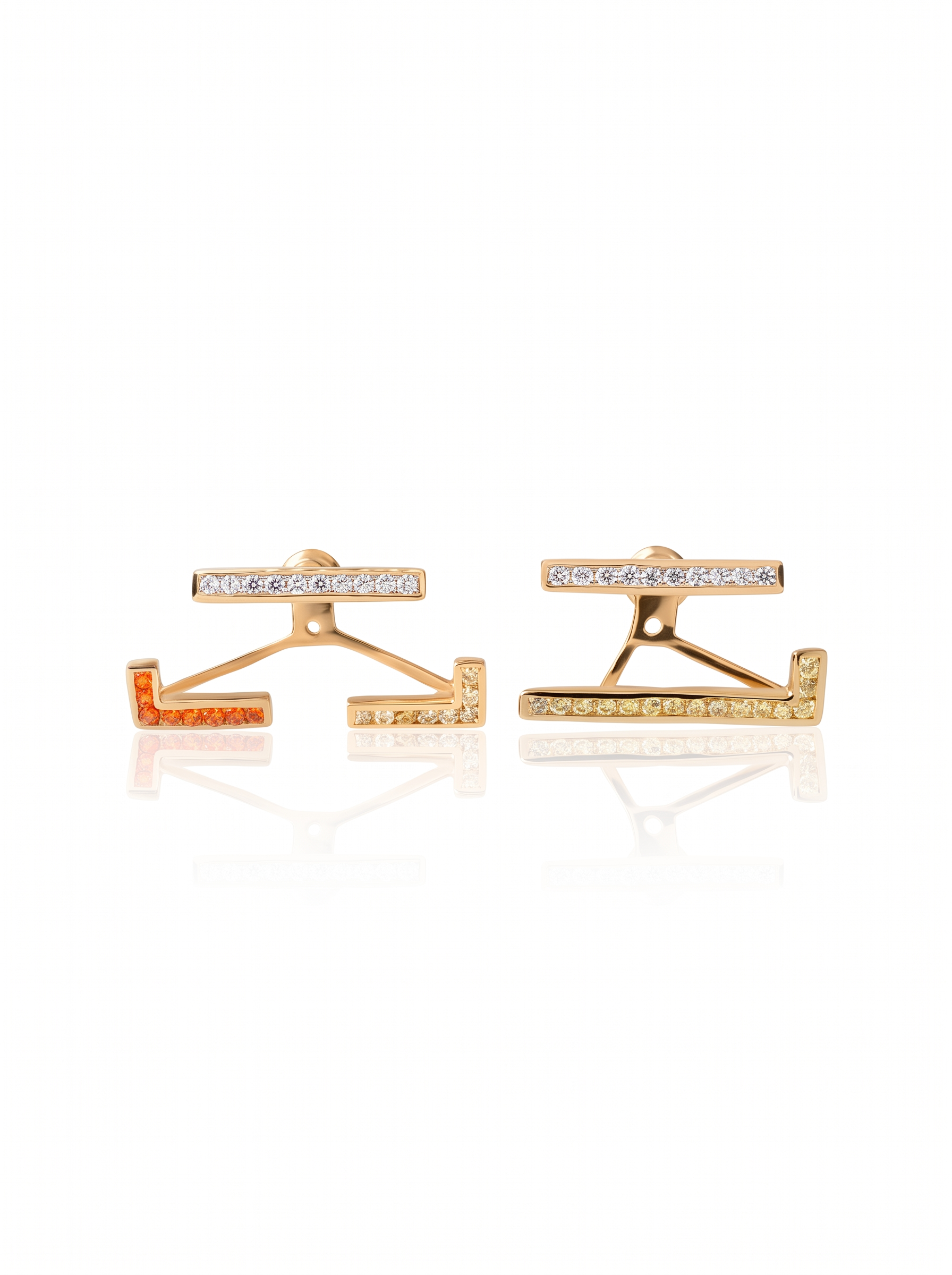 Gold Frame Earrings