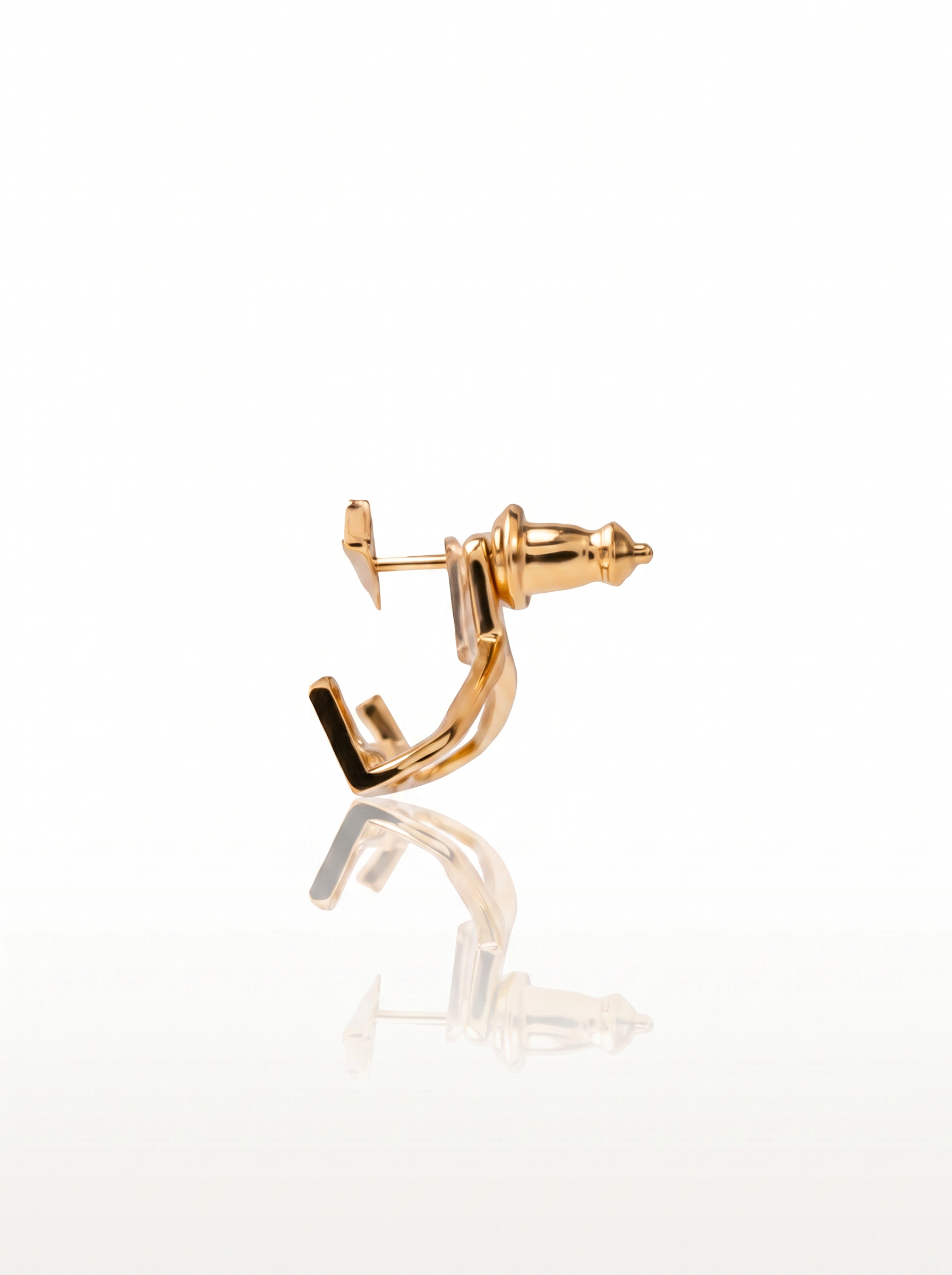 Gold Frame Earrings