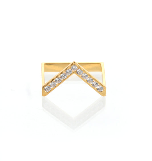 خاتم السهم ذهبي