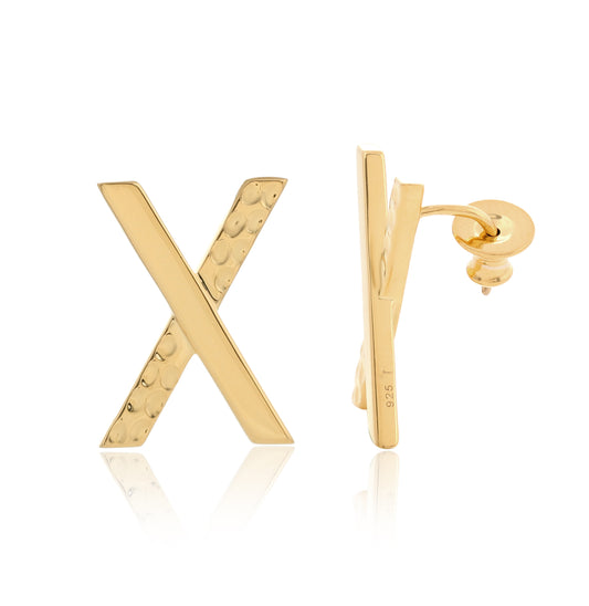 حلق اكس ذهبي